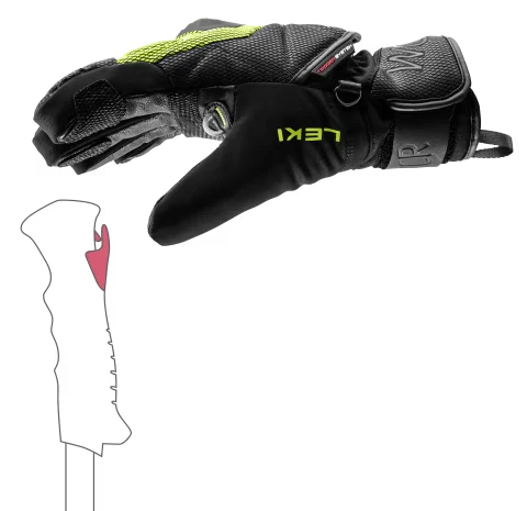 Leki WCR Coach 3D Junior Glove
