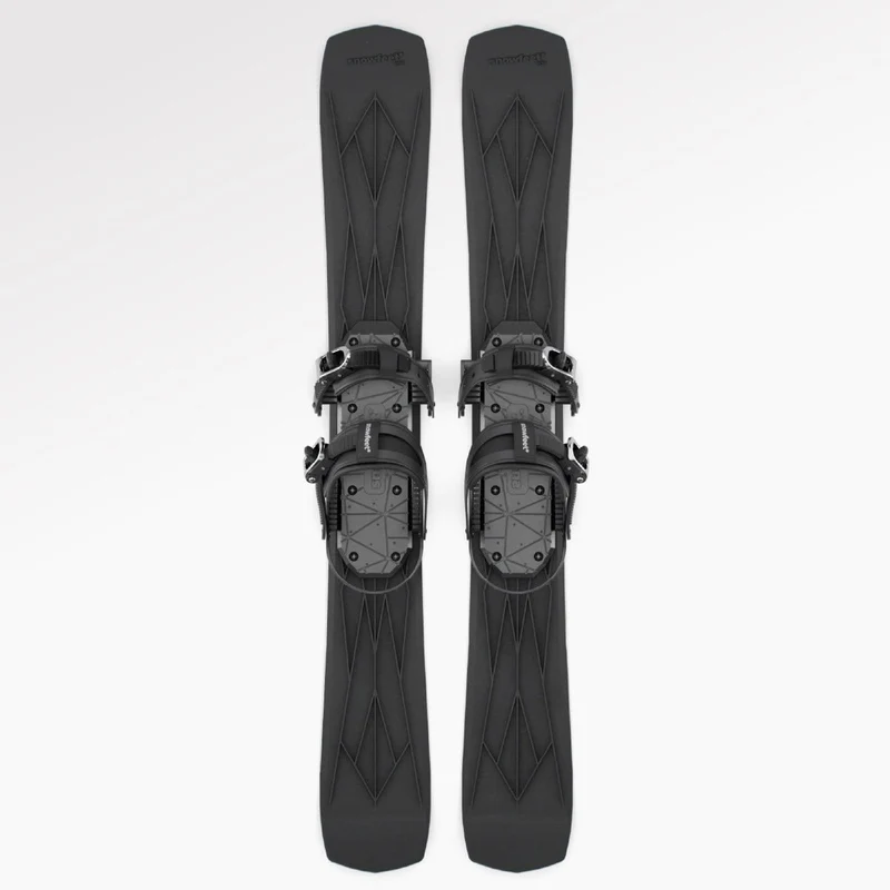 Snowfeet* 100 CM | Skiblades | Snowblades Skiboards Short Skis | Fiberglass Flex Core | SECRET SALE