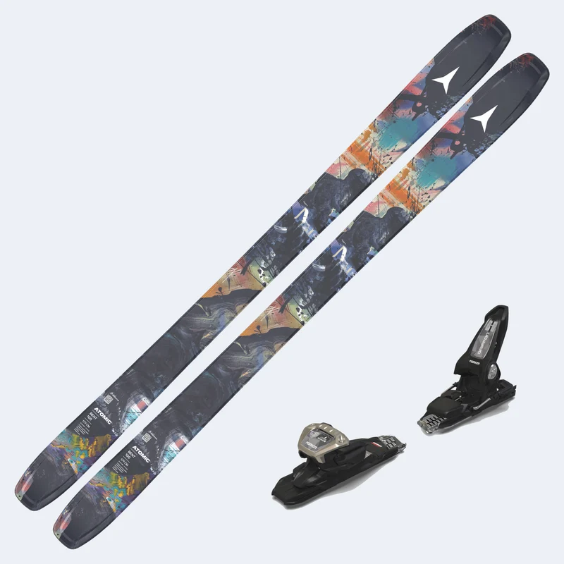 2027 Atomic Bent 100 Skis with Marker Griffon 13D Demo Bindings