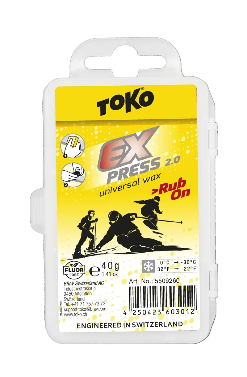 TOKO | Express Rub-On | Universales Aufreibewachs