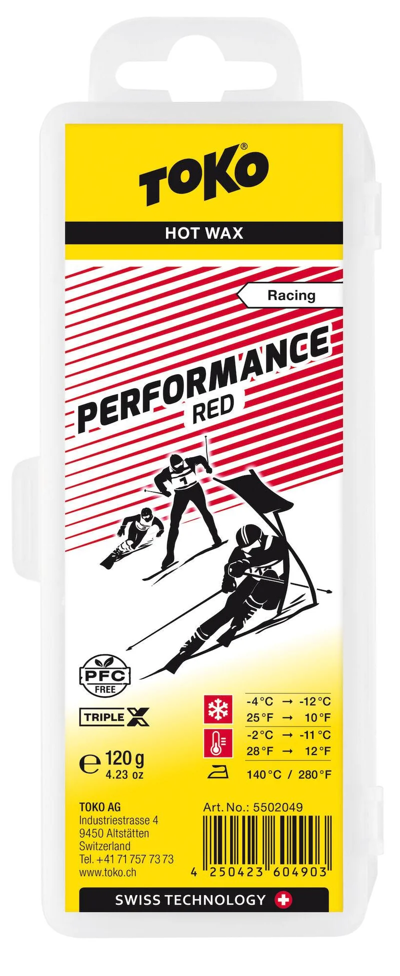 TOKO | Hot Skiwax Performance | Red | Racing | 120 g