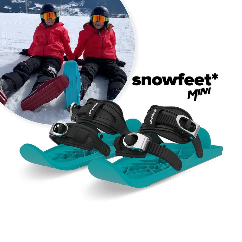 Snowfeet* MINI KIDS | Shoe Size < 6 US | Mini Ski Skates