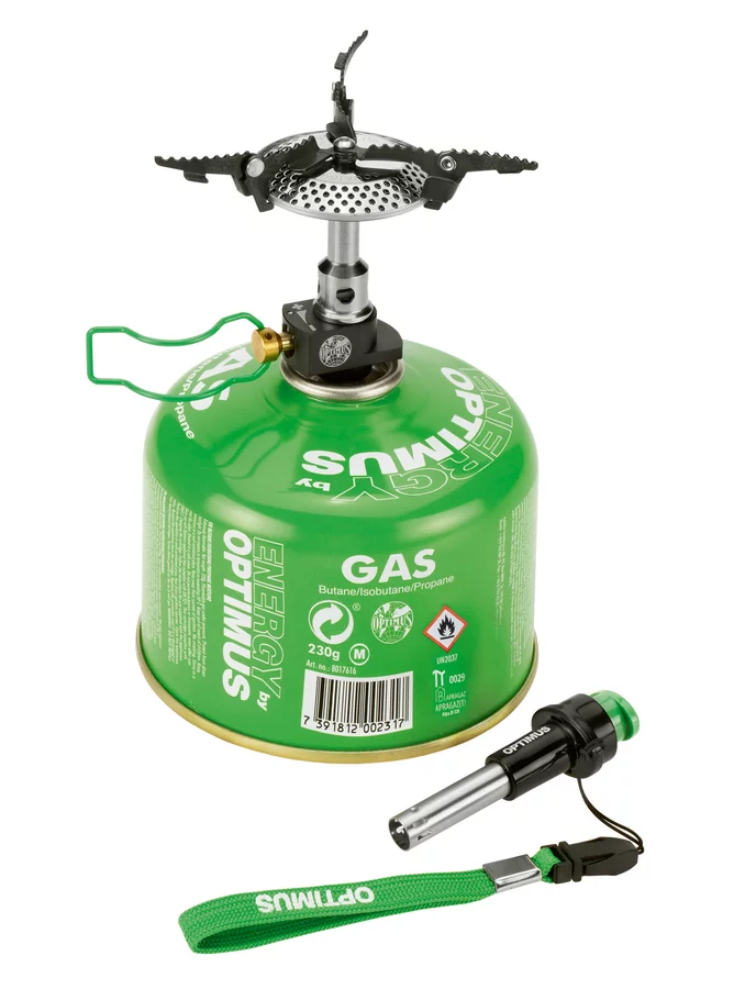 Crux lite, gas med Piezotändare
