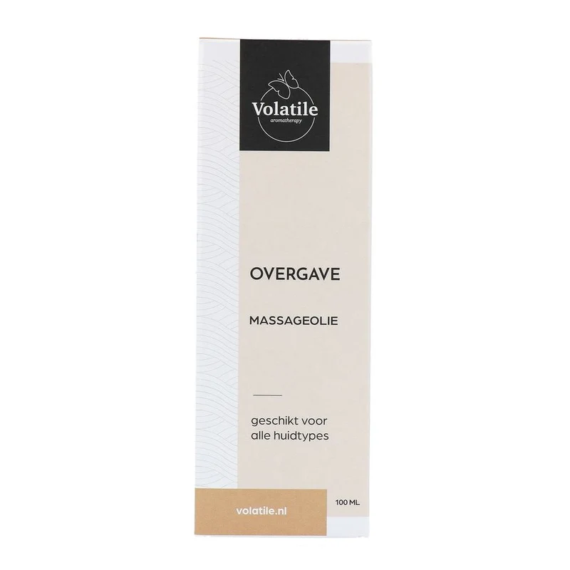 Volatile Massageolie overgave glas met pomp 100 ml