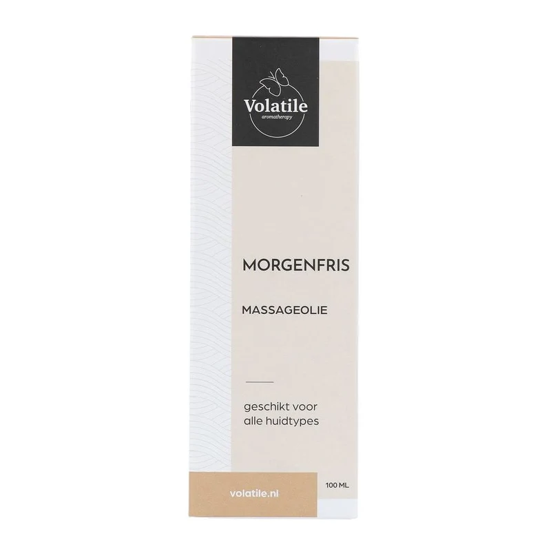 Volatile Massageolie morgenfris glas met pomp 100 ml