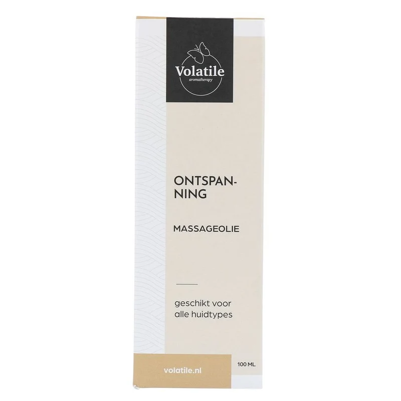 Volatile Massageolie ontspanning glas met pomp 100 ml