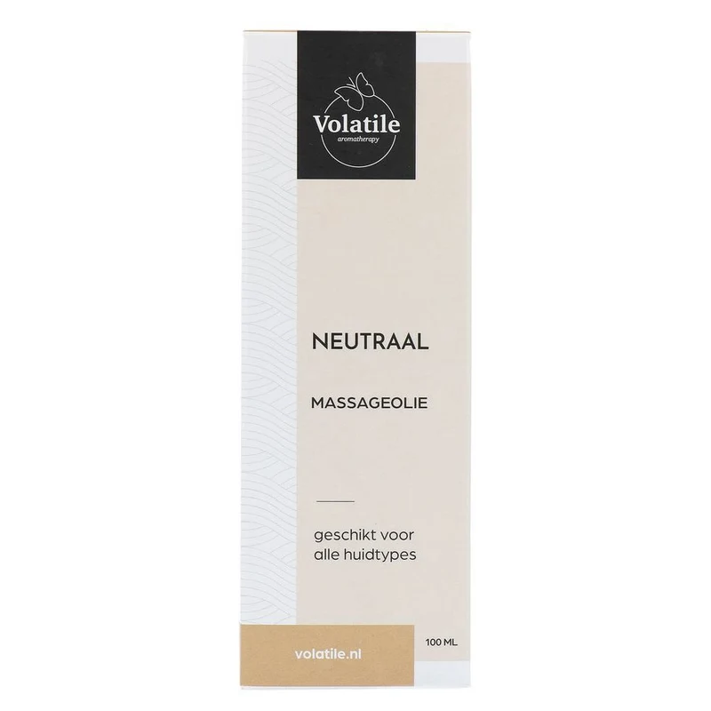 Volatile Massageolie neutral glas met pomp 100 ml