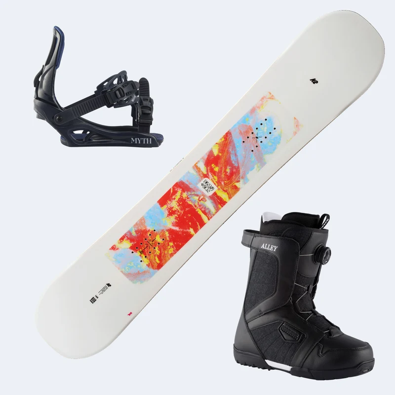 2026 K2 Dreamsicle Women's Snowboard with Rossignol Alley Boa H4 Boots and Rossignol Myth Bindings
