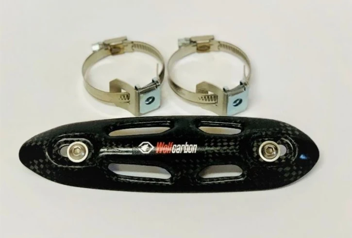 4MX exhaust manifold guard Carbon Universal