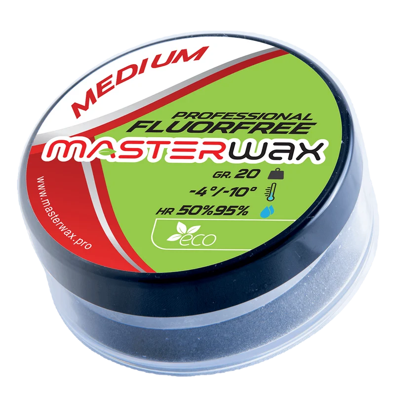 MasterWax Professional FLUORFREE Medium Wool-Apply Wax (-4C/-10C) | 20g
