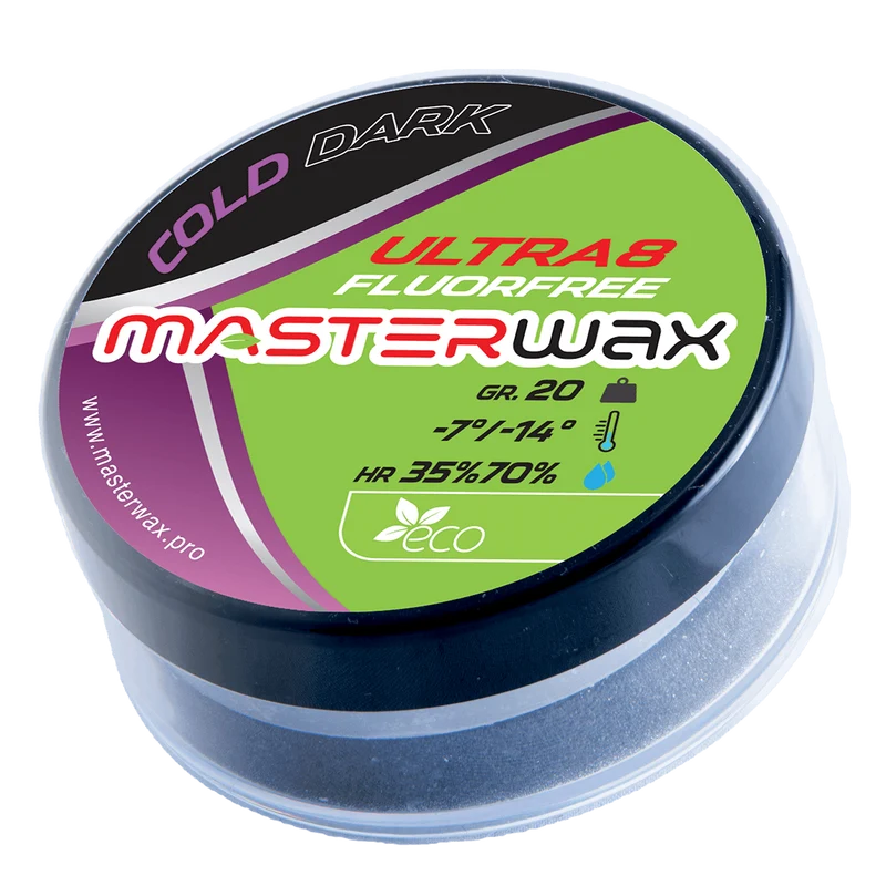MasterWax Ultra8 FLUORFREE Cold Dark Wool-Apply Wax (-7C/-14C) | 20g