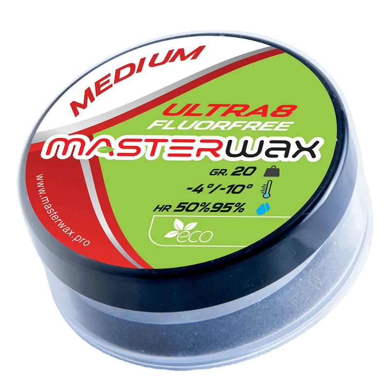 MasterWax Ultra8 FLUORFREE Medium Wool-Apply Wax (-4C/-10C) | 20g