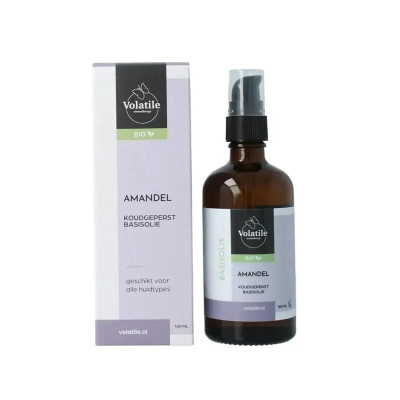 Volatile Amandel koudgeperst biologisch basisolie 100 ml