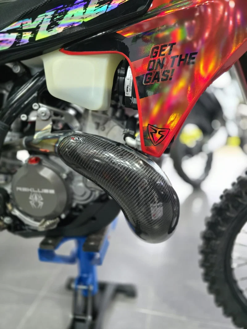 4MX exhaust guard Carbon FMF Fatty HUSQVARNA/KTM/GasGas 2T 250/300 '24-'25