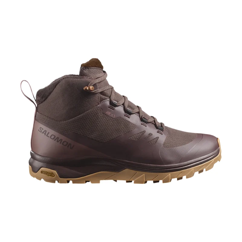 SALOMON shoes Outsnap CS WP W black coffee