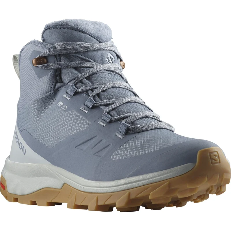 SALOMON shoes Outsnap CS WP W flint stone/pearl blue/gum 3