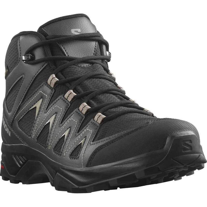 SALOMON shoes X Braze Mid GTX black/phantom/vintage khaki