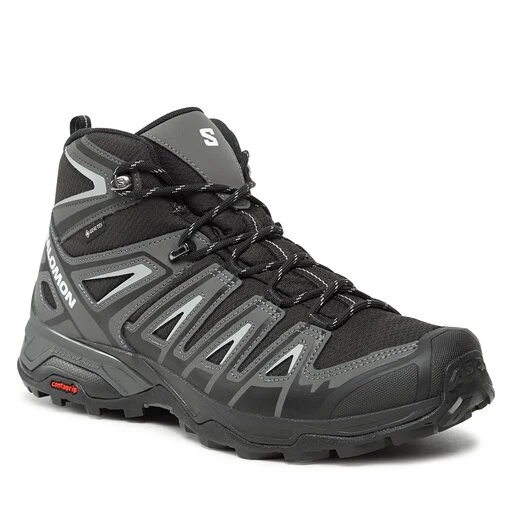 SALOMON shoes X Ultra Pioneer Mid GTX black/magnet/monument