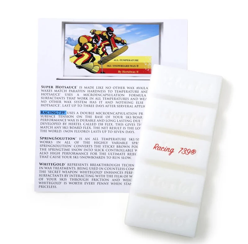 Racing 739 Ski Wax 141g/5oz - High performance in all temperatures.