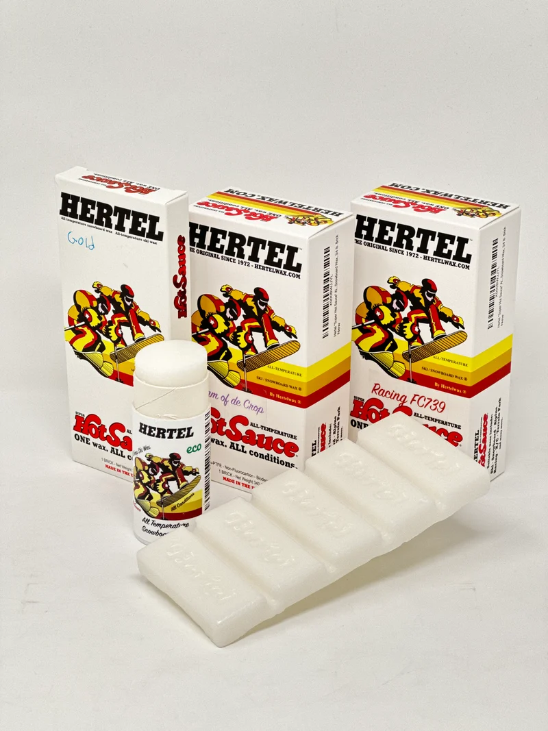 Hertel 4HER Rub N Go Women's All-Temperature Ski Wax — No Iron, 8+ Applications, Made in USA