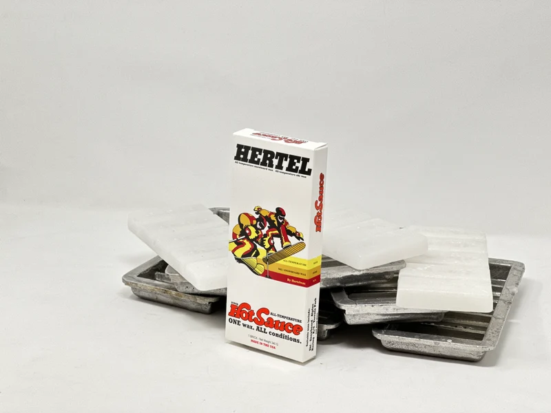 Hertel Super HotSauce All-Temperature Ski & Snowboard Wax — Two Pack (2 × 141g / 5oz)