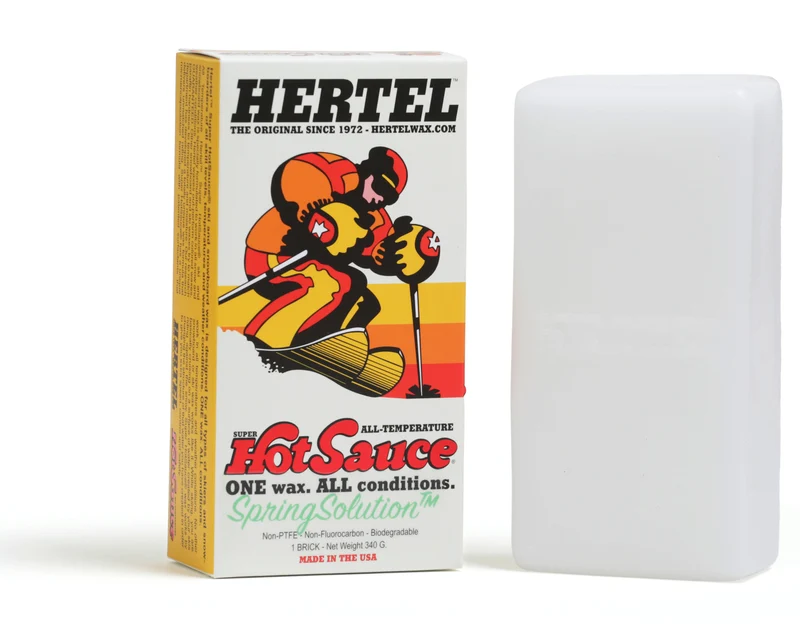 Hertel SpringSolution 12 ounce All-Temperature Spring Ski & Snowboard Wax 340g / 12oz — Made in USA