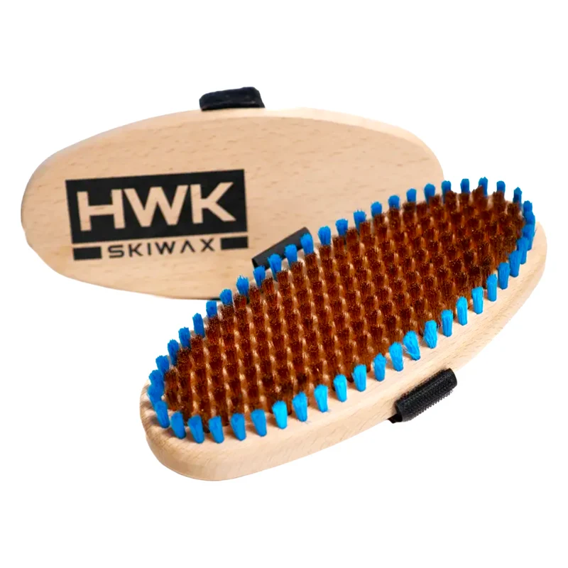 HWK Oval Fine Brass Hand Brush