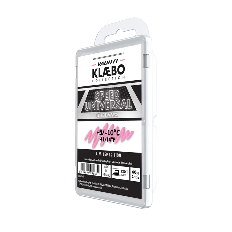Vauhti Klaebo Speed Universal Melt Wax (5C/-10C) | 60g