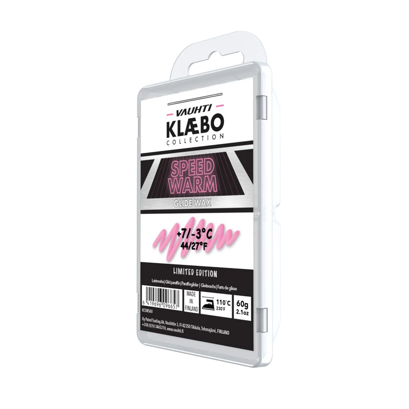 Vauhti Klaebo Speed Warm Melt Wax (7C/-3C) | 60g