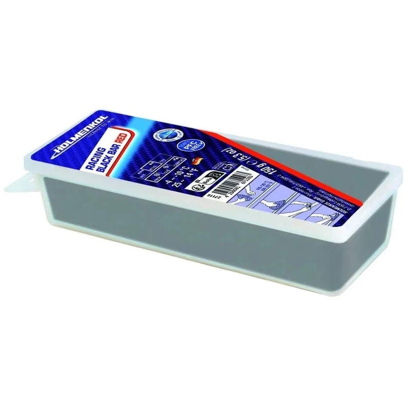 Holmenkol Racing Black Bar Red (-4C/-10C) | 150g