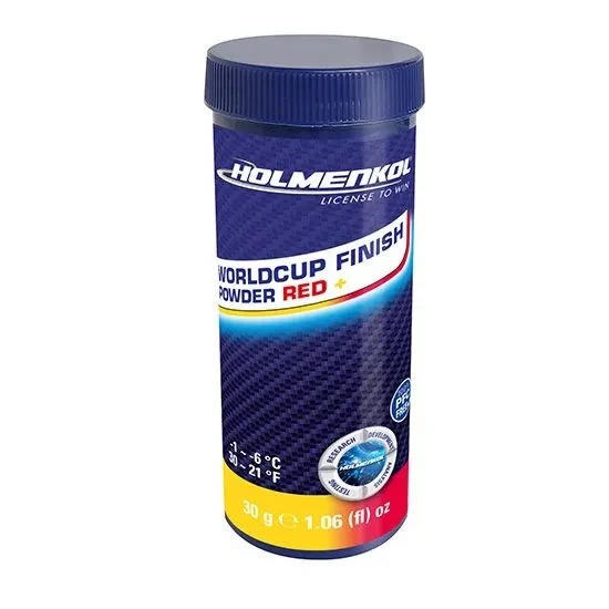Holmenkol WC Finish Powder Red+ (-1C/-6C) | 30g