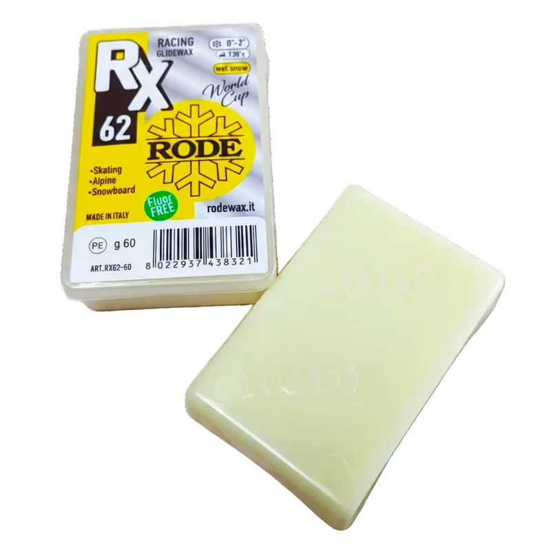 Rode RX62 Old Snow WC Glider Yellow Melt Wax (0C/-2C)