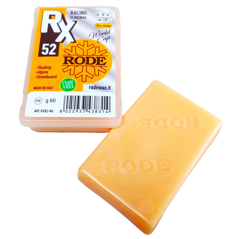 Rode RX52 New Snow WC Glider Yellow Melt Wax (0C/-3C)