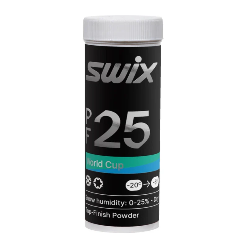Swix PC25 WC Coarse Dry Powder Glide Wax | 25g