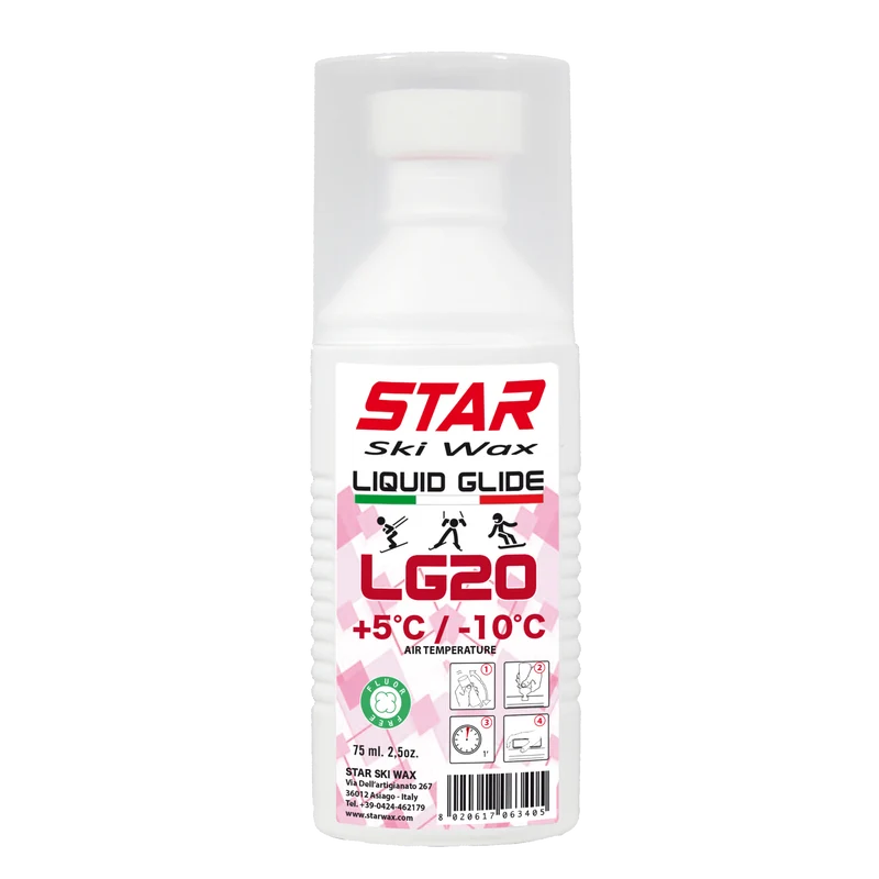 STAR LG20 WARM Liquid Glide Wax (Sponge Applicator) (5C/-10C) | 75ml