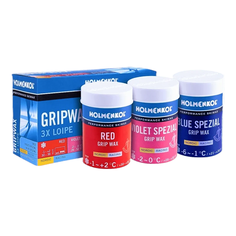 Holmenkol Loipe Grip Wax Pack (3x45g)