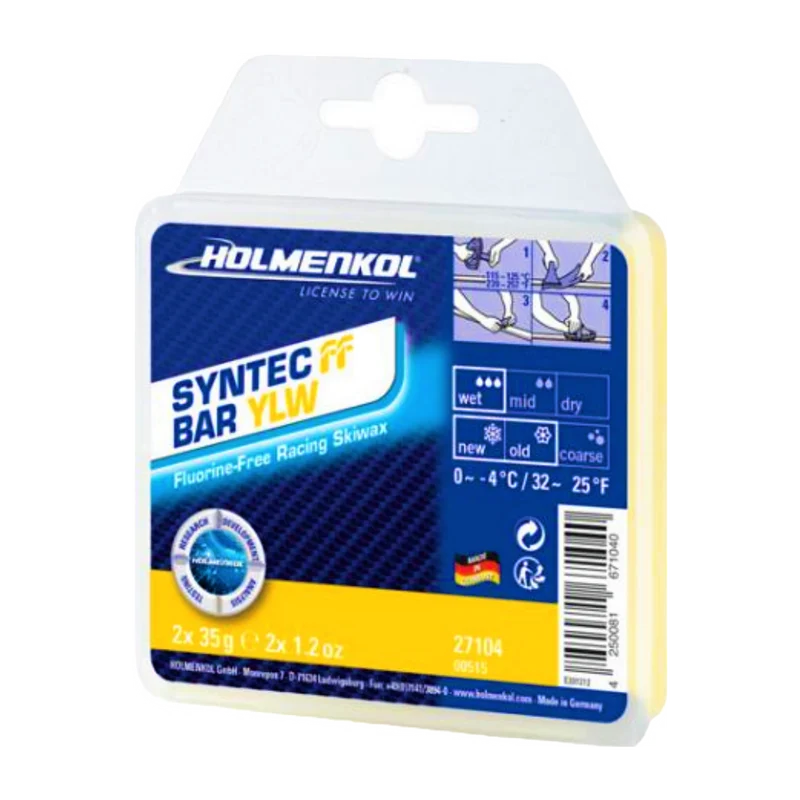 Holmenkol Syntec FF Bar YLW (0C/-4C)