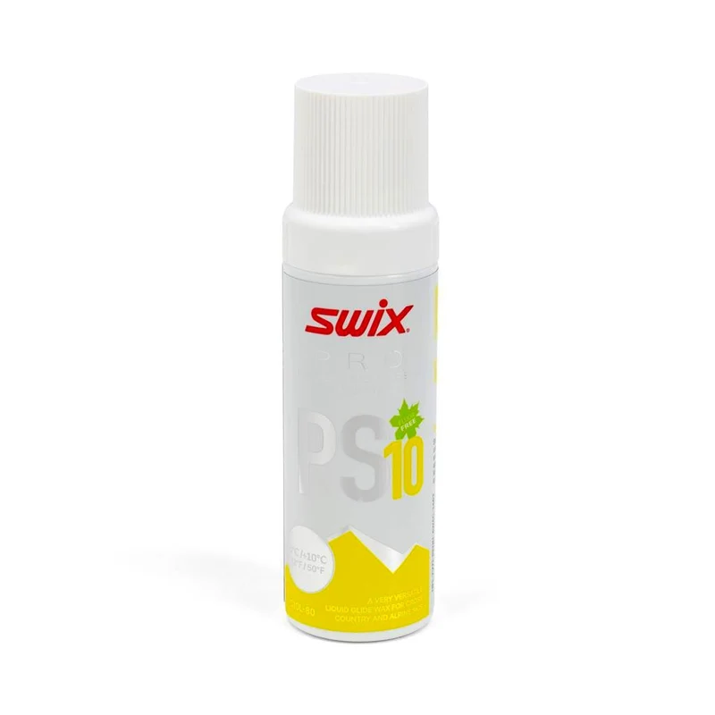 Swix PS10 Yellow Liquid Glide Wax (0C/10C) | 80ml