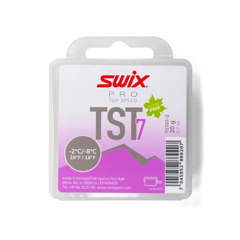 Swix TS7 Violet Turbo Glide Wax (-2C/-7C) | 20g