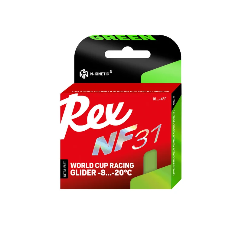 Rex Wax NF31 Green Paraffin Glider (-8C/-20C)