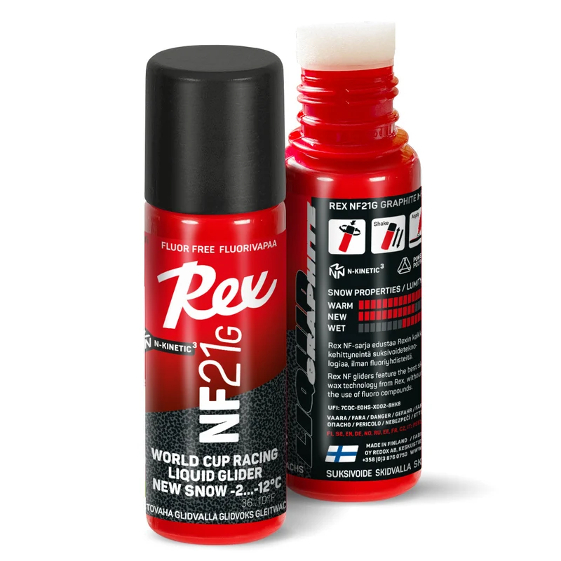 Rex Wax NF21G Black 'New Snow' Liquid Glider | (-2C/-12C)