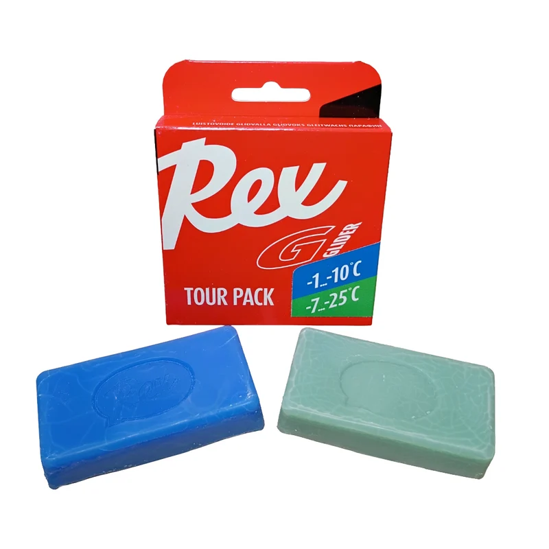 Rex Racing Glide Green/Blue Combo Pack Paraffins | 2x43g