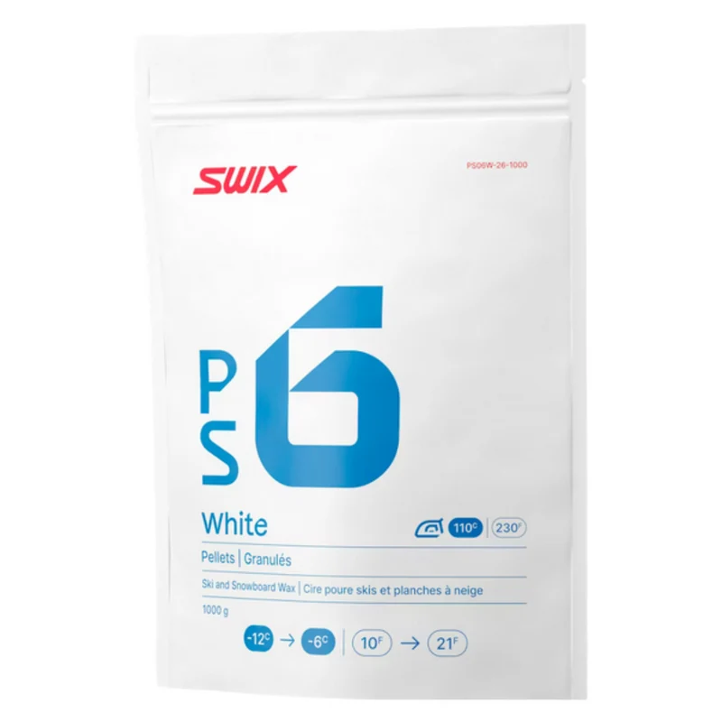 Swix PS6 Pellets for T60 Wax Machine (-6C/-12C) | 1000g