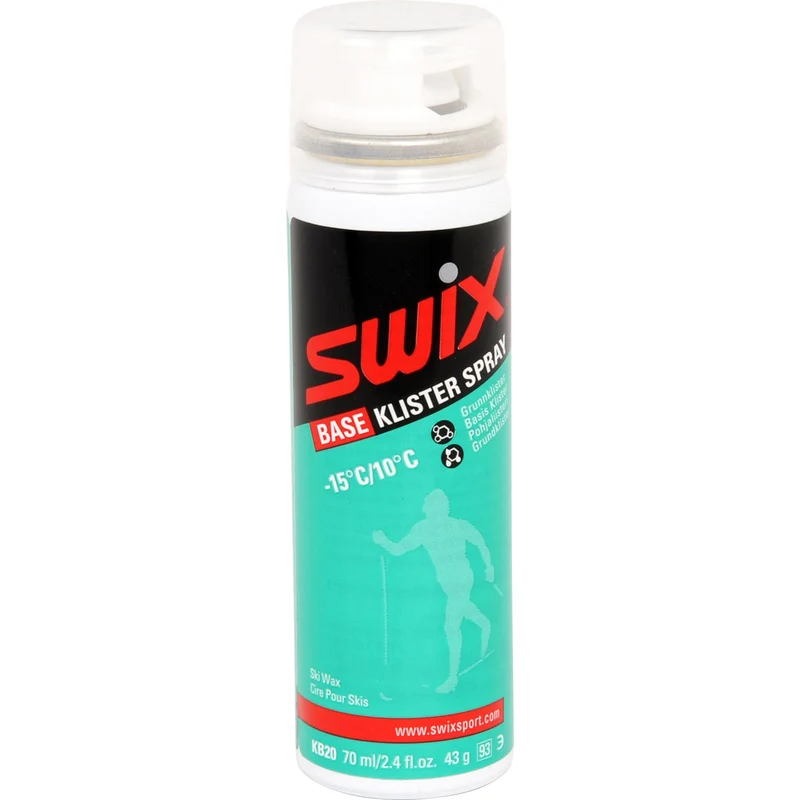 Swix Green Base Klister Spray (10C/-15C) | 70ml