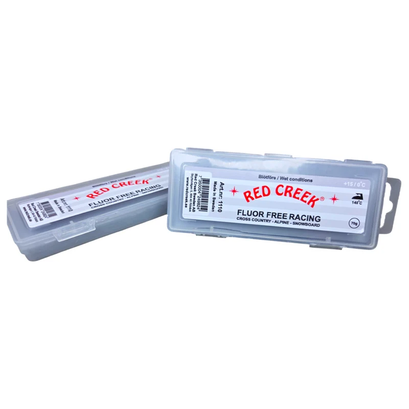Red Creek Fluoro-Free Warm (Silver Wet Snow) Melt Glide Wax (10C/-2C)