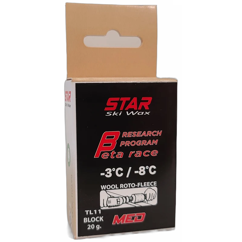 STAR BETA MED Fluoro-Free Wool-Apply BLOCK (-3C/-8C) | 28g