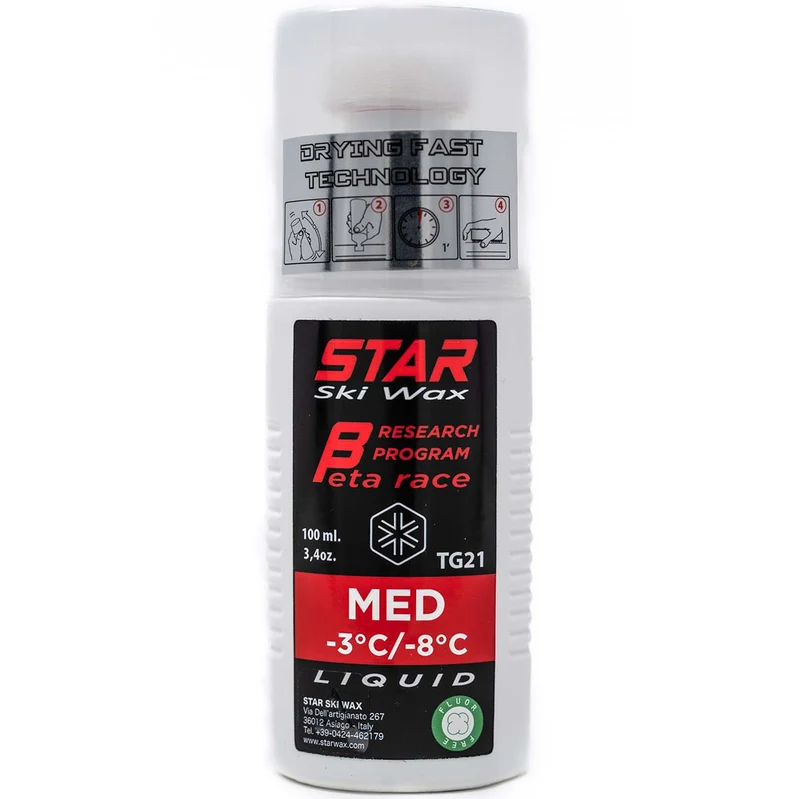 STAR BETA MED Fluoro-Free Liquid (Sponge Applicator) (-3C/-8C) | 100ml