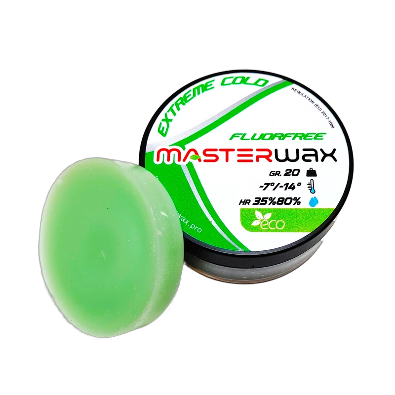 MasterWax RACING FLUORFREE Extreme Cold Wool-Apply Wax (-15C/-25C) | 20g