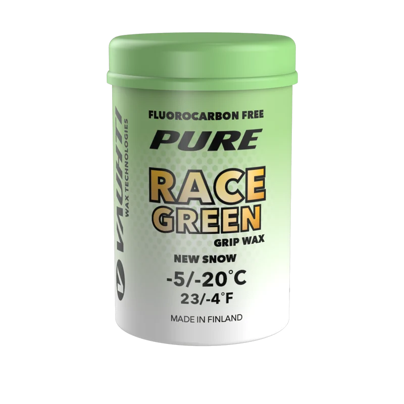 Vauhti RACE GREEN NEW SNOW Hardwax | 45g (-5C/-20C)