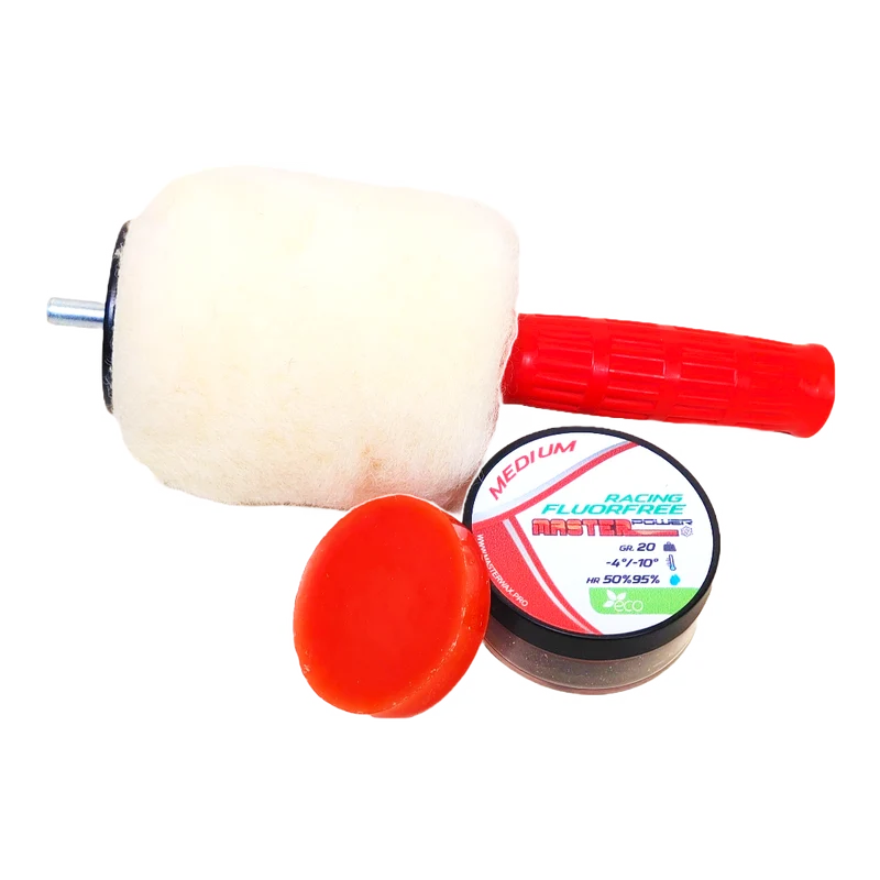 MasterWax RACING FLUORFREE Wool-Apply Entry Kit